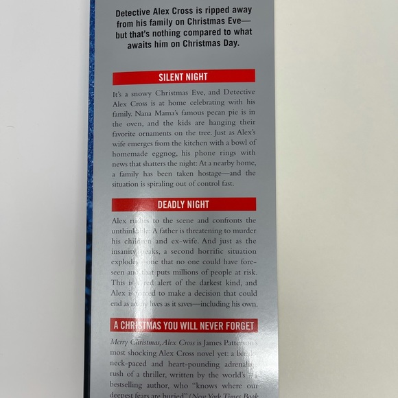 MERRY CHRISTMAS, ALEX CROSS Hardback Book - Picture 3 of 7